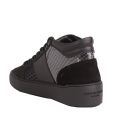 Mens Black Silver Gloss Carbon Propulsion Mid Geo Trainers 46434 by Android Homme from Hurleys