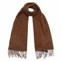 Womens Tortoise Shell Vianthea Check Scarf 79687 by Vila from Hurleys