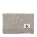 Womens Mid Grey Heather Basic Knitted Scarf 28874 by Calvin Klein from Hurleys