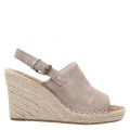 Womens Taupe Suede Monica Jute Wedges 59488 by Toms from Hurleys