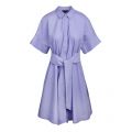 Womens Lilac Blue Cotton Bow Dress 86416 by Emporio Armani from Hurleys