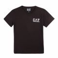 Boys Black Training Logo S/s T Shirt 48173 by EA7 from Hurleys