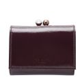 Womens Deep Purple Emeey Patent Small Bobble Purse 53003 by Ted Baker from Hurleys