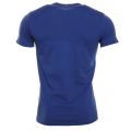 Mens Blue Letters Logo S/s Tee Shirt