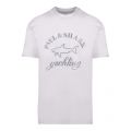 Mens White Branded Chest S/s T Shirt 54028 by Paul And Shark from Hurleys