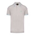 Athleisure Mens Ecru Paddy Regular Fit S/s Polo Shirt 42493 by BOSS from Hurleys
