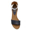 Womens Navy Tan Loraynie Wedge Sandals 83847 by Moda In Pelle from Hurleys