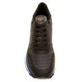 Mens Black Jacquard Trainers 11097 by Armani Jeans from Hurleys