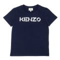 Girls Navy Basic Logo S/s T Shirt 90222 by Kenzo from Hurleys