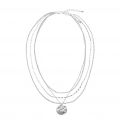 Womens Silver Vinolala Charm Necklace 92832 by Vila from Hurleys