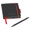 Mens Black A6 Geo Notebook & Pen Set 78465 by Ted Baker from Hurleys