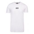 Mens White T-Diegos-Smalllogo S/s T Shirt 85846 by Diesel from Hurleys