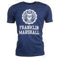 Mens Navy Big Logo S/s Tee Shirt 7838 by Franklin + Marshall from Hurleys