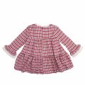 Infant Red Houndstooth Check Dress 74824 by Mayoral from Hurleys