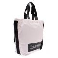 Womens Nude Block Out Logo Shopper Bag 26447 by Calvin Klein from Hurleys