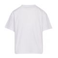 Womens Bright White Knotted S/s T Shirt 91168 by Calvin Klein from Hurleys