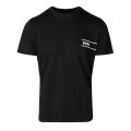 Mens Black T-Shirt RN S/s T Shirt 104199 by BOSS from Hurleys
