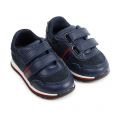Toddler Navy Logo Velcro Trainers (19-26) 83613 by BOSS from Hurleys