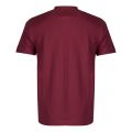 Mens Burgundy Melange Train Logo Series S/s T Shirt 30567 by EA7 from Hurleys