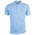 Mens Wave Blue Classic S/s Polo Shirt