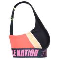 Womens Black Left Field Sports Bra 108762 by P.E. Nation from Hurleys