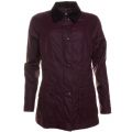 Lifestyle Womens Burgundy Classic Beadnell Waxed Jacket 60682 by Barbour from Hurleys