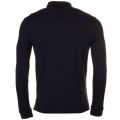 Mens Blue Regular Fit L/s Polo Shirt 61350 by Armani Jeans from Hurleys