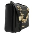 Womens Black Chain Links Shoulder Bag 47925 by Love Moschino from Hurleys