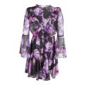 Womens Purple Jamie Ruffle Dress 30910 by Forever Unique from Hurleys