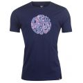 Mens Navy Camley Paisley Logo S/s Tee Shirt 72405 by Pretty Green from Hurleys