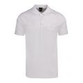 Athleisure Mens White Paul Gold Slim Fit S/s Polo Shirt 83771 by BOSS from Hurleys