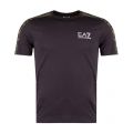 Mens Black Camo Train Graphic Series S/s T Shirt 30619 by EA7 from Hurleys