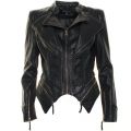 Womens Black Pulp Jacket 29488 by Forever Unique from Hurleys