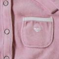 Baby Rose Velour Babygrow & Hat Set 73156 by Armani Junior from Hurleys