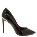 Womens Black Kaawa Patent Court Heels 8342 by Ted Baker from Hurleys