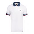 Mens White Durville S/s Polo Shirt 73290 by Pretty Green from Hurleys