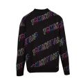Womens Black Outline Logo Print Knitted Jumper 52859 by Tommy Jeans from Hurleys