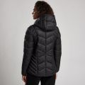 Womens Black Ace Hooded Quilted Jacket 51326 by Barbour International from Hurleys