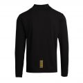 Mens Black/Gold Train Core ID Stretch L/s Polo Shirt 76184 by EA7 from Hurleys