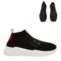 Womens Black Logo Knit Trainers 80756 by Love Moschino from Hurleys