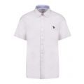 Mens White Classic Zebra Casual S/s Shirt 56726 by PS Paul Smith from Hurleys