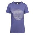 Casual Womens Dark Purple Temoire Circle S/s T Shirt 42606 by BOSS from Hurleys