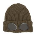 Boys Dusty Olive Goggle Beanie Hat 47646 by C.P. Company Undersixteen from Hurleys
