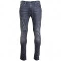 Mens 11.5oz F8DT Grey Dark Trip Wash ED-85 Slim Tapered Low Crotch Jeans 31312 by Edwin from Hurleys