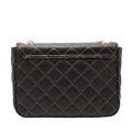 Womens Black Branded Quilted Shoulder Bag 43767 by Versace Jeans Couture from Hurleys