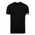 Mens Black Logo Band Arm S/s T Shirt 59226 by Dsquared2 from Hurleys