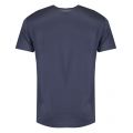 Mens Navy Logo Pima Cotton Regular Fit S/s T Shirt 30862 by Emporio Armani Bodywear from Hurleys