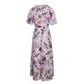 Womens Lavender Frost Armoise Crepe Maxi Wrap Dress 42333 by French Connection from Hurleys