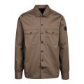 Casual Mens Stone Lovel 4 Button Overshirt 77902 by BOSS from Hurleys