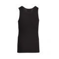 Mens Black Branded Ribed Vest Top 43680 by Versace Jeans Couture from Hurleys